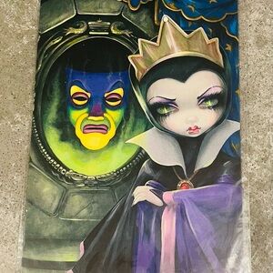 Disney Wonderground Evil Queen postcard by Jasmine Becket-Griffith New